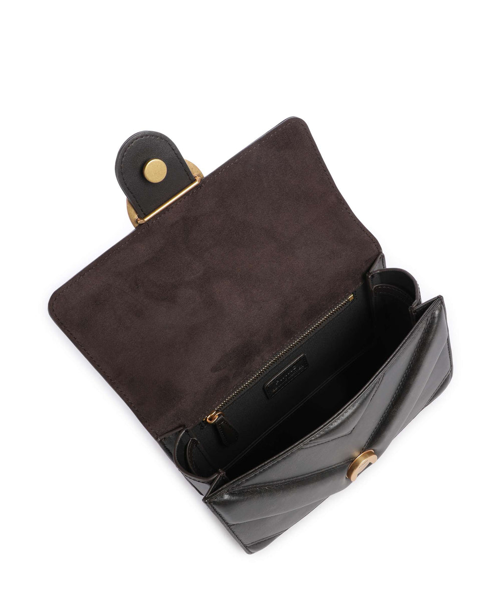 Pinko Love One Mini Crossbody bag marrone/caffe/antique gold