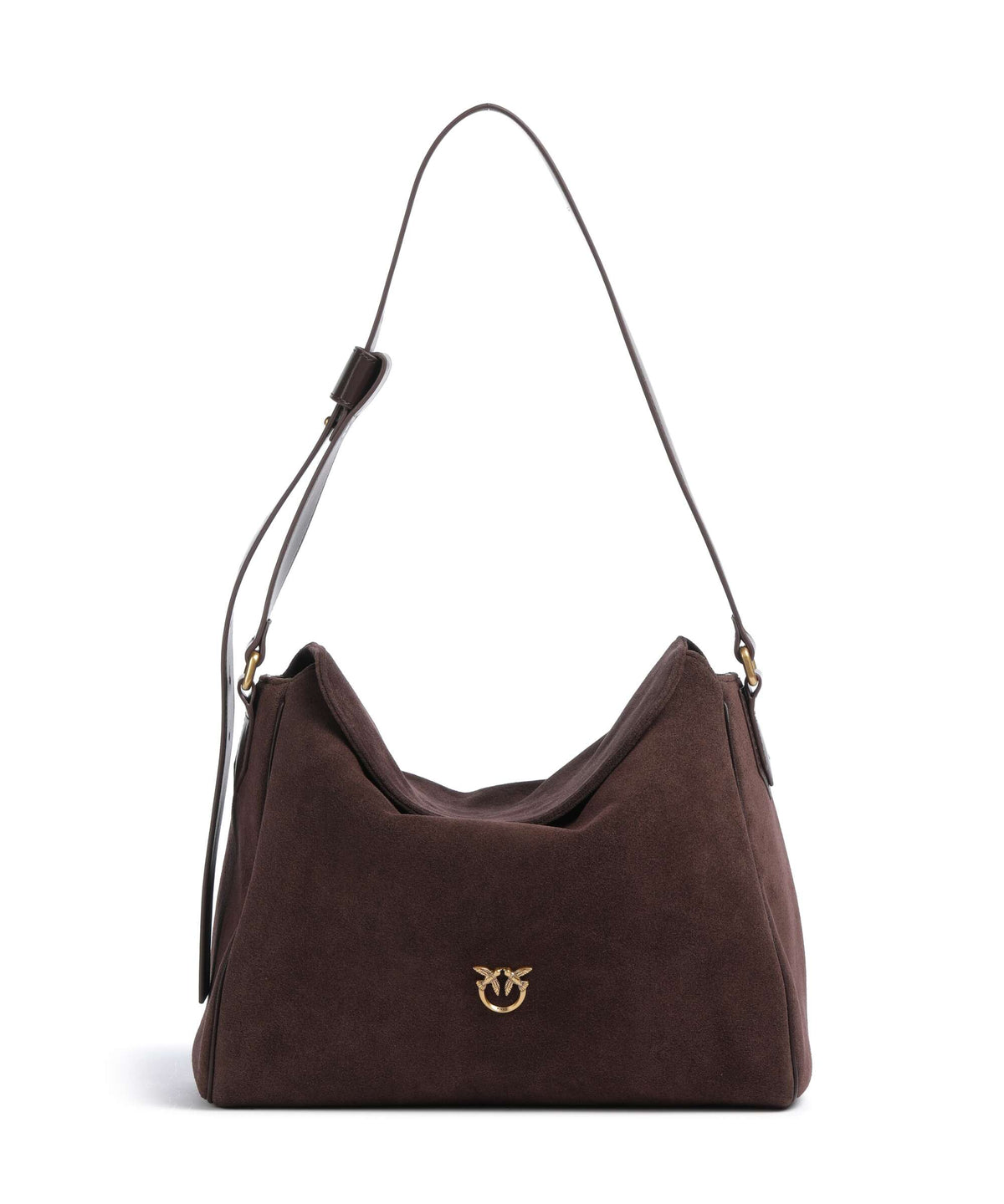 Pinko Leaf Big Hobo bag borgogna/antique gold