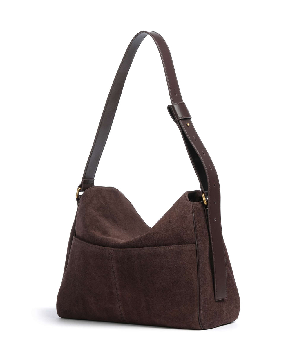 Pinko Leaf Big Hobo bag borgogna/antique gold