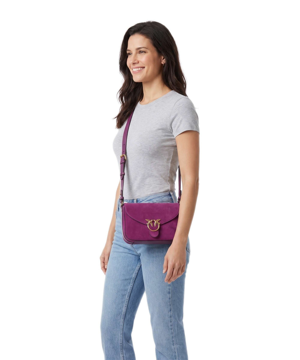 Pinko Love Classic Crossbody bag violet/gold