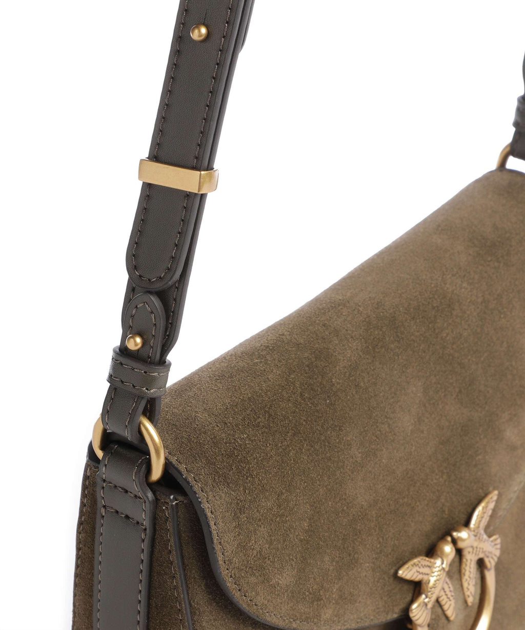 Pinko Love Classic Crossbody bag militar green/gold