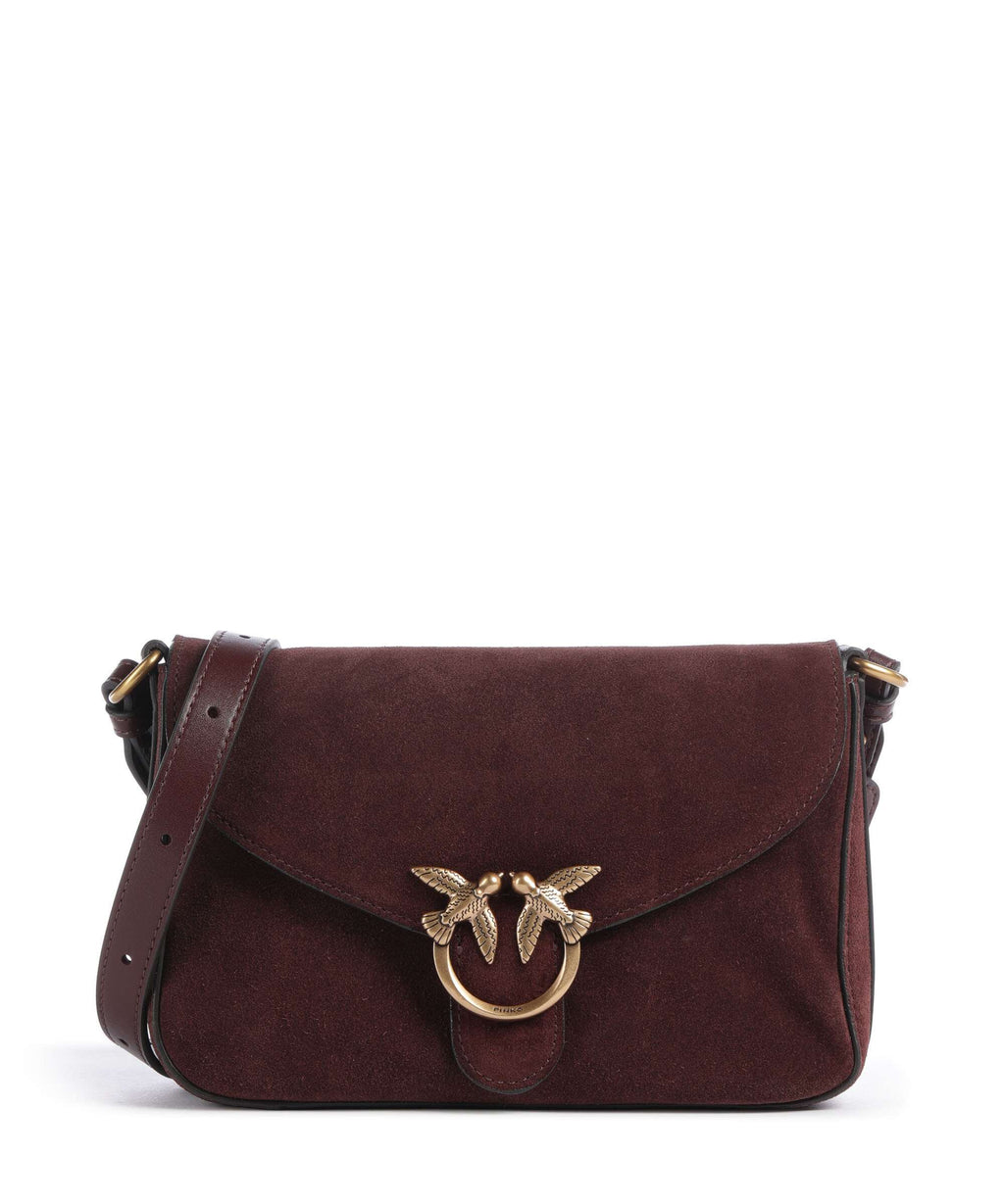 Pinko Love Classic Crossbody bag burgundy/gold