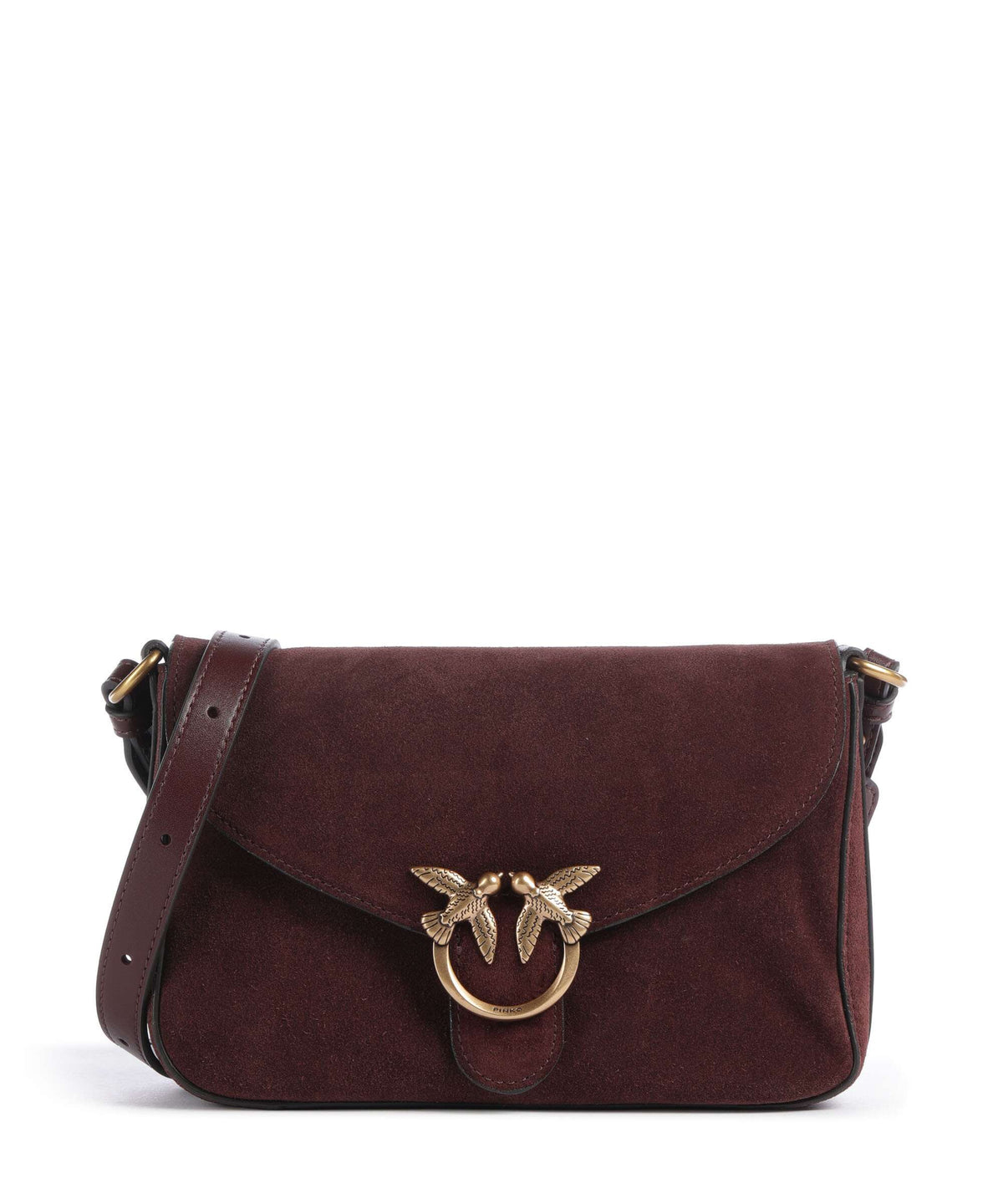 Pinko Love Classic Crossbody bag burgundy/gold