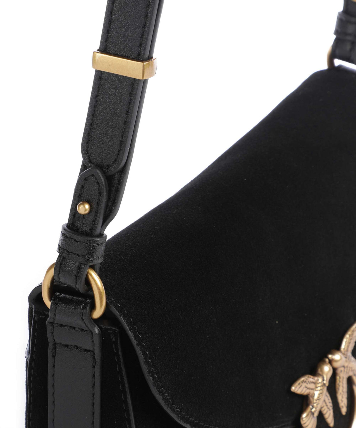 Pinko Love Classic Crossbody bag nero/limousine/oro