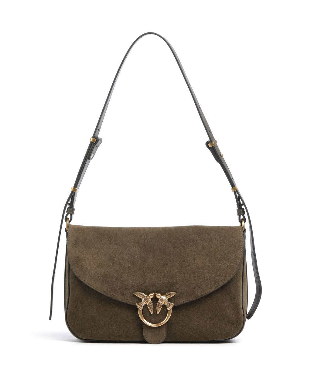 Pinko Love Classic Shoulder bag militar green/gold