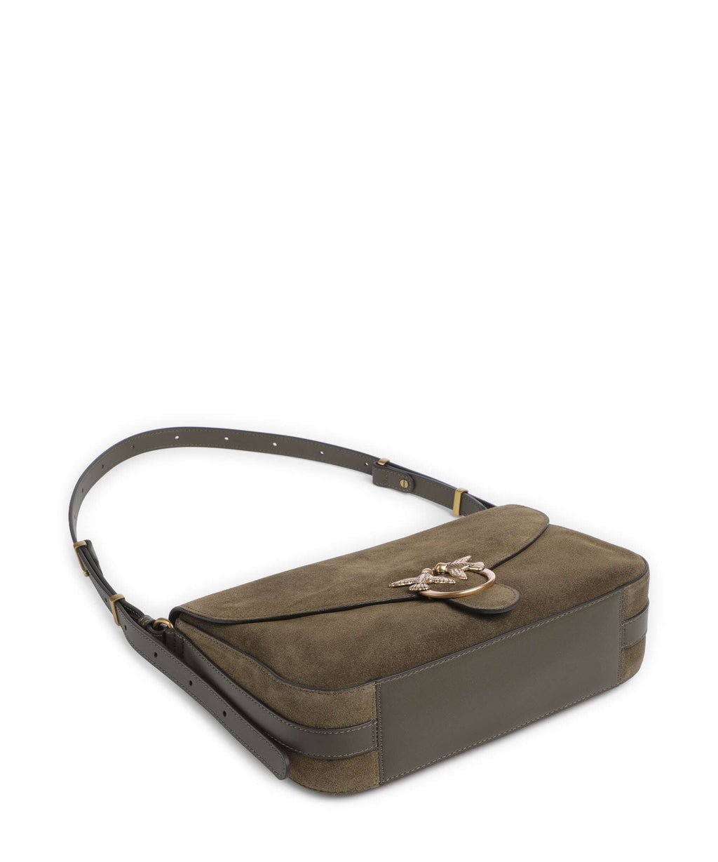 Pinko Love Classic Shoulder bag militar green/gold