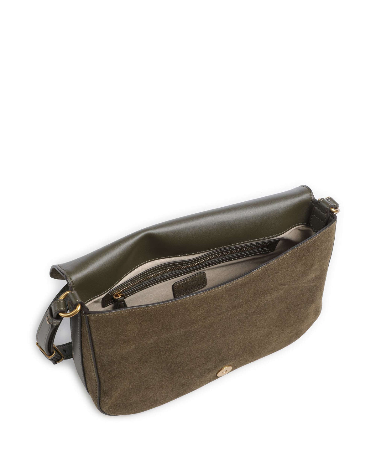 Pinko Love Classic Shoulder bag militar green/gold