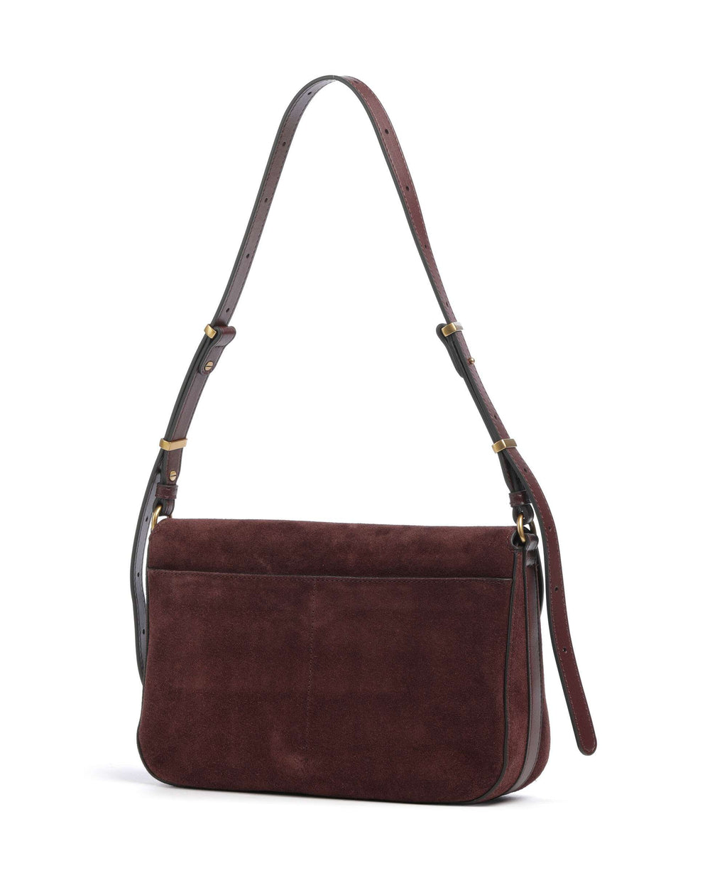 Pinko Love Classic Shoulder bag burgundy/gold