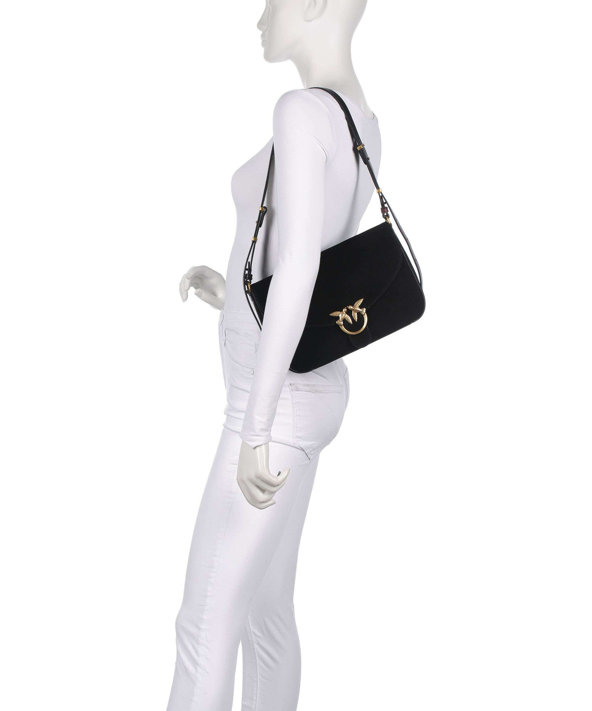 Pinko Love Classic Shoulder bag nero/limousine/oro