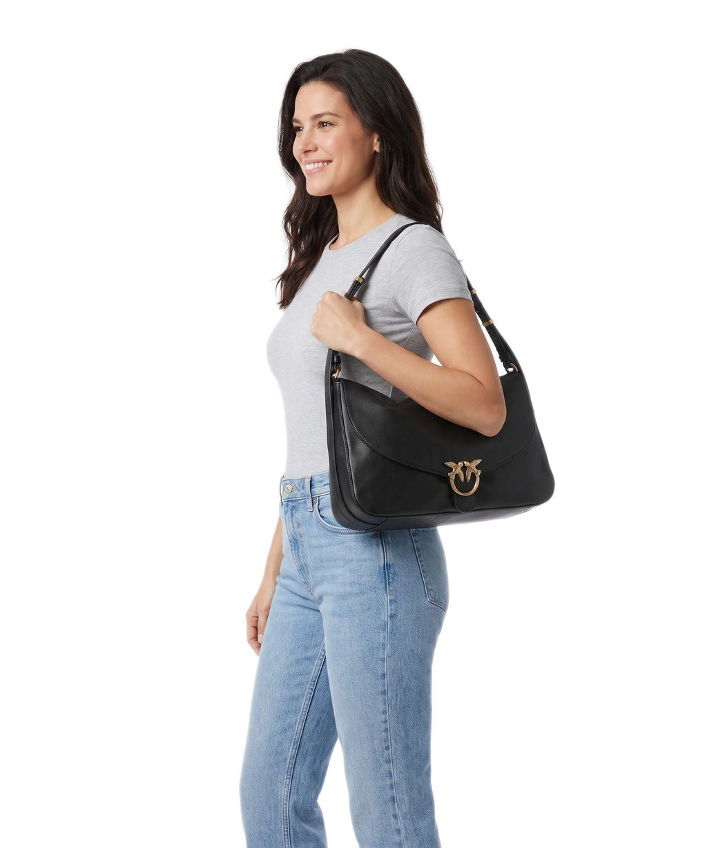 Pinko Love Big Hobo bag nero/limousine/oro