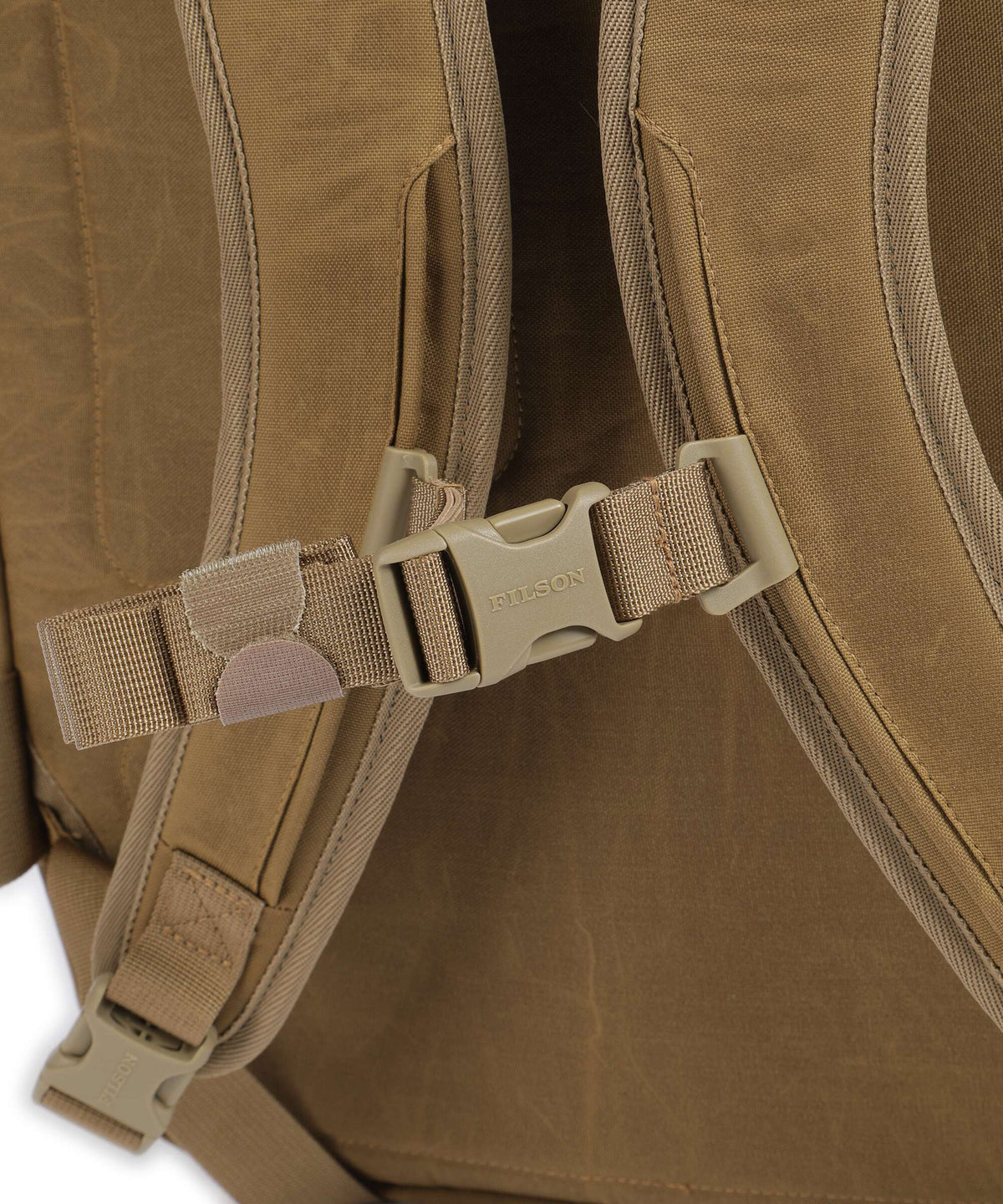 Filson Cordura Nylon Surveyor Pullmann Pack Backpack bag dark tan/flame