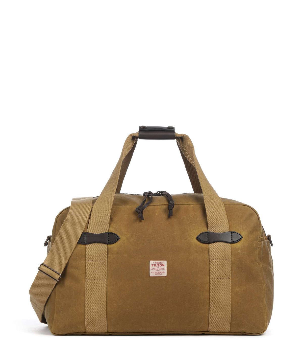 Filson Oil Finish Tin Cloth Weekend bag dark tan