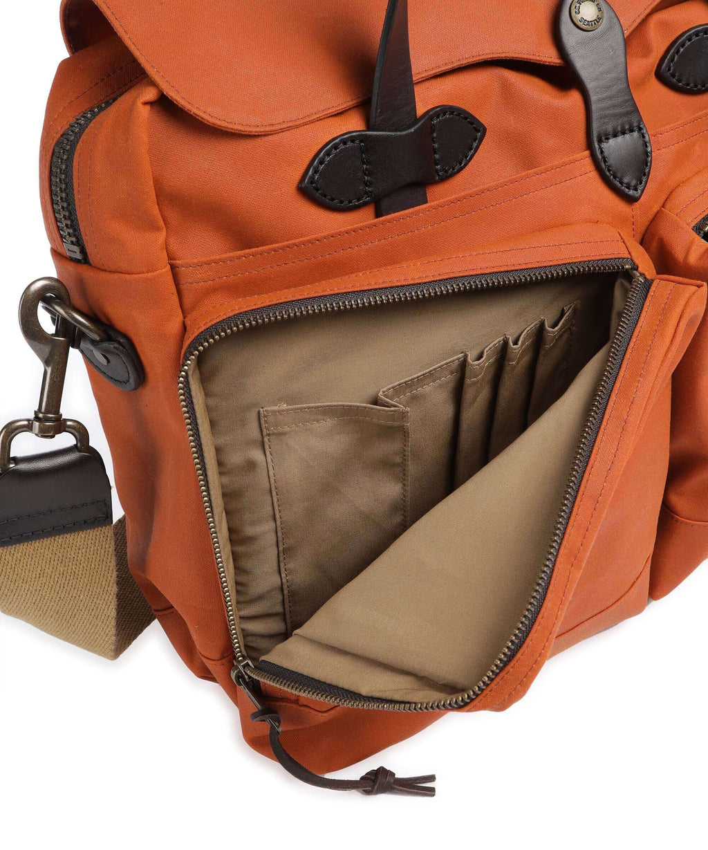 Filson Tin Cloth 24 Hour Briefcase rust