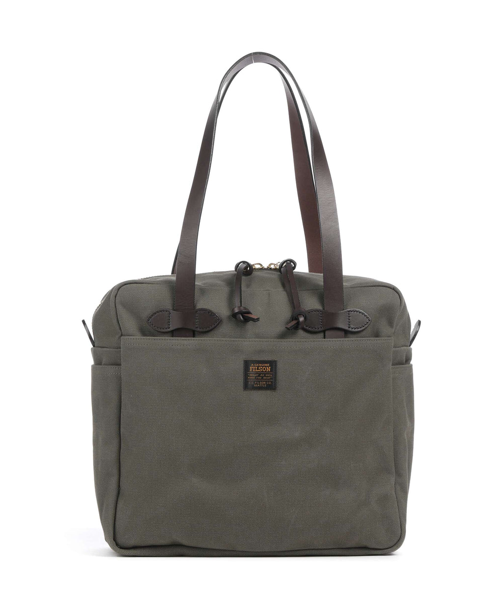 Filson Luggage Twill Tote bag otter green