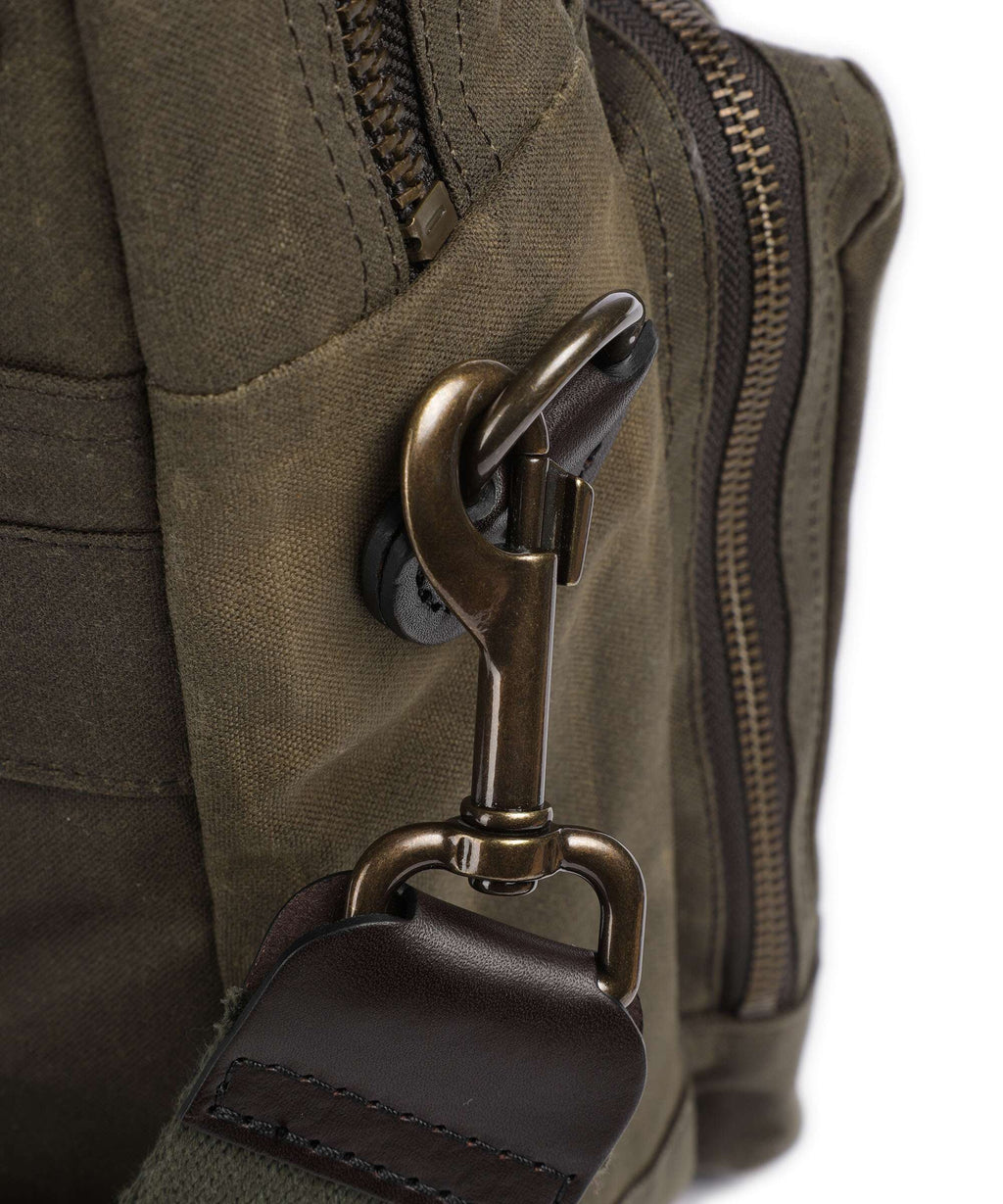 Filson Tin Cloth 24 Hour Briefcase otter green