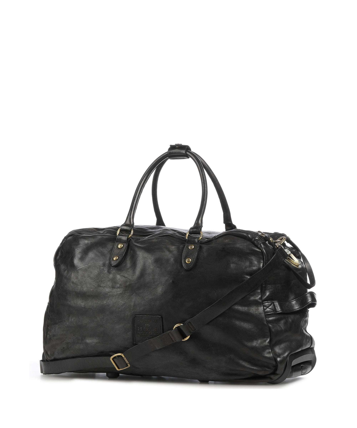 Campomaggi Travel bag with wheels nero