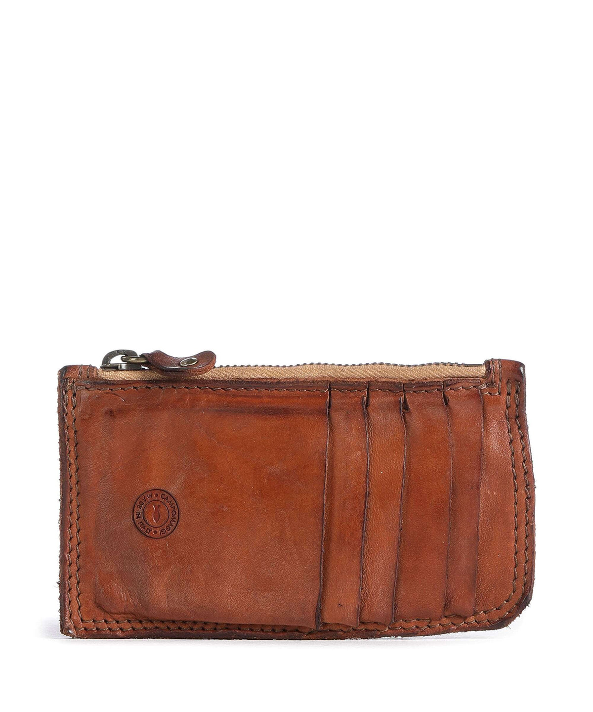 Campomaggi Credit card holder cognac