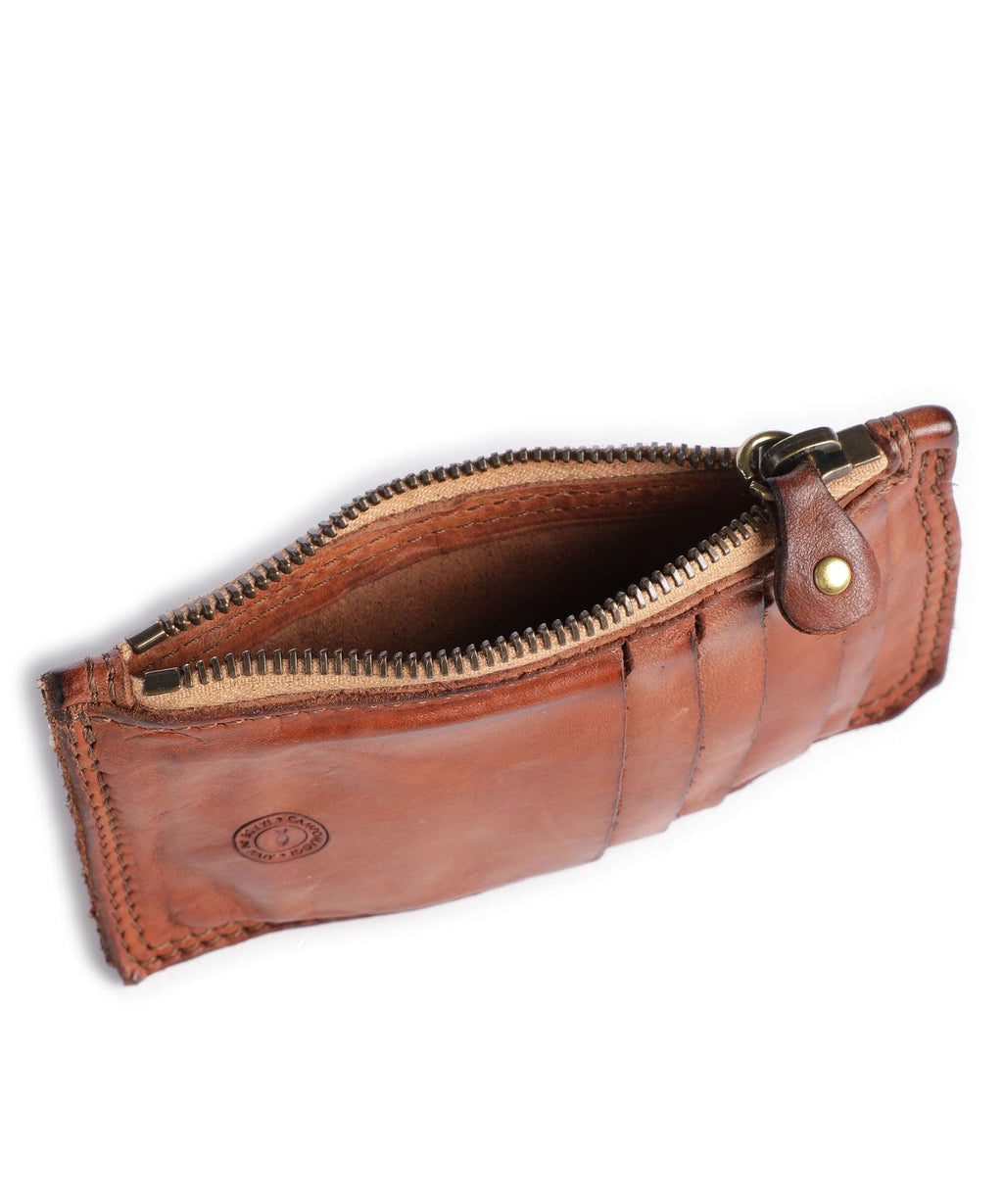 Campomaggi Credit card holder cognac