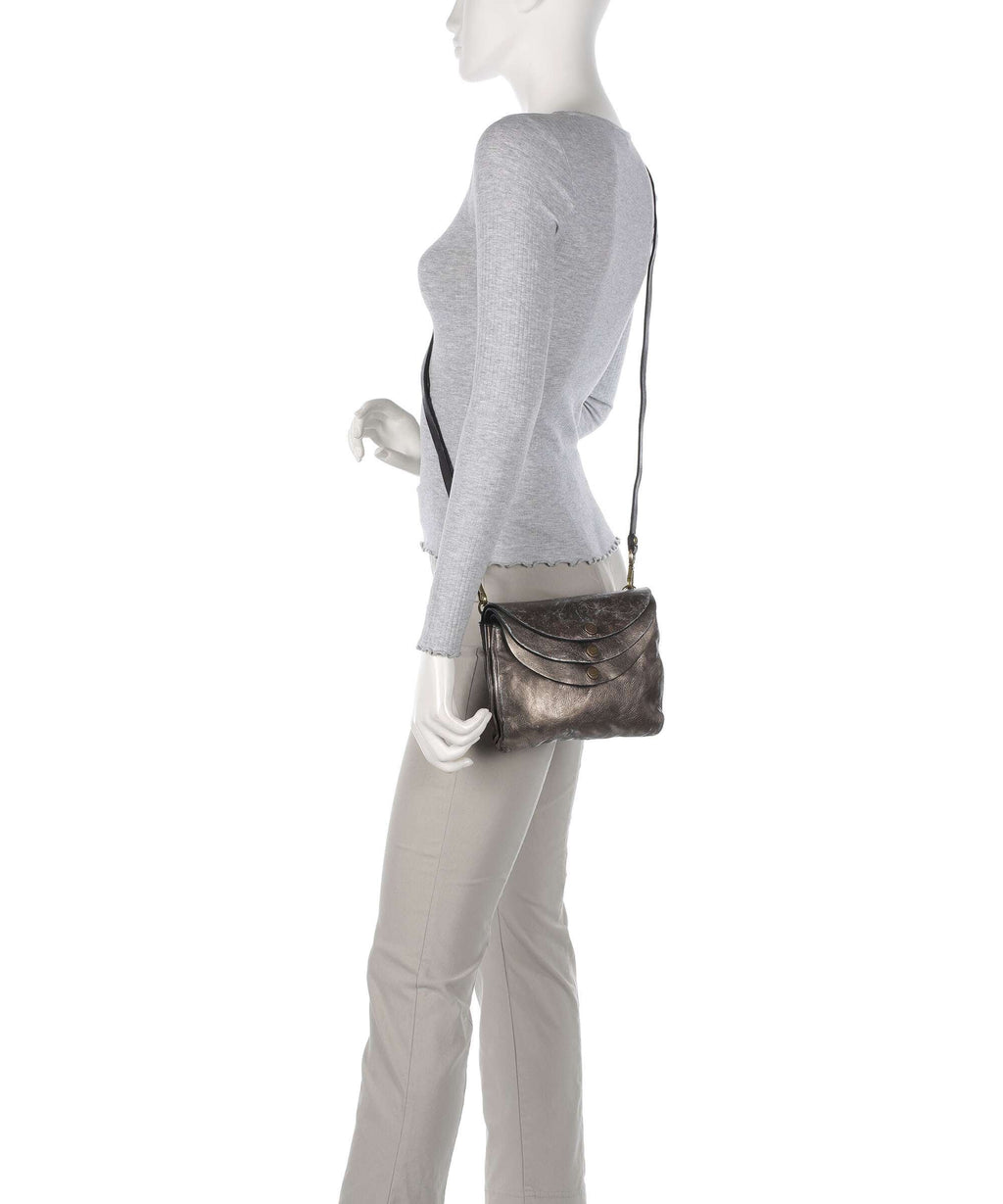 Campomaggi Crossbody bag lead grey