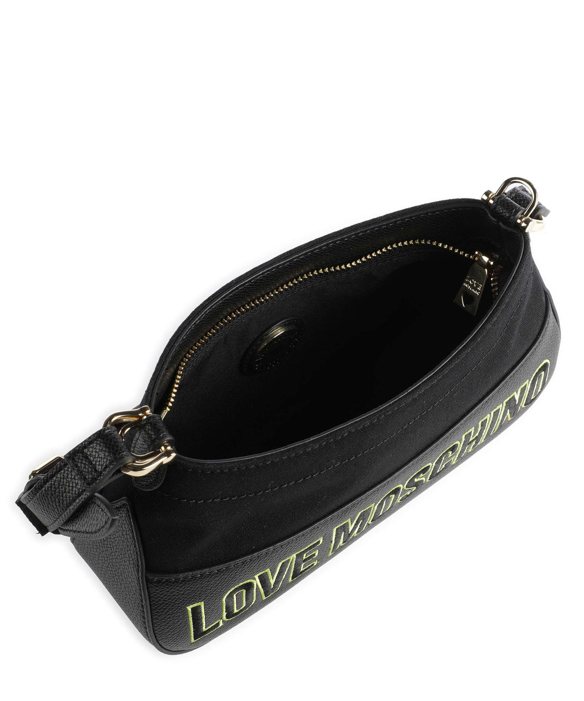 Love Moschino Free Time Shoulder bag nero/lime