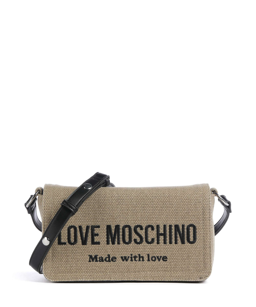 Love Moschino Cargo Canvas Crossbody bag black/gold