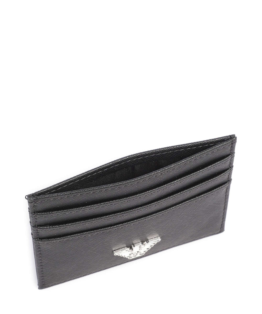 Emporio Armani Business Regenerated Credit card holder black