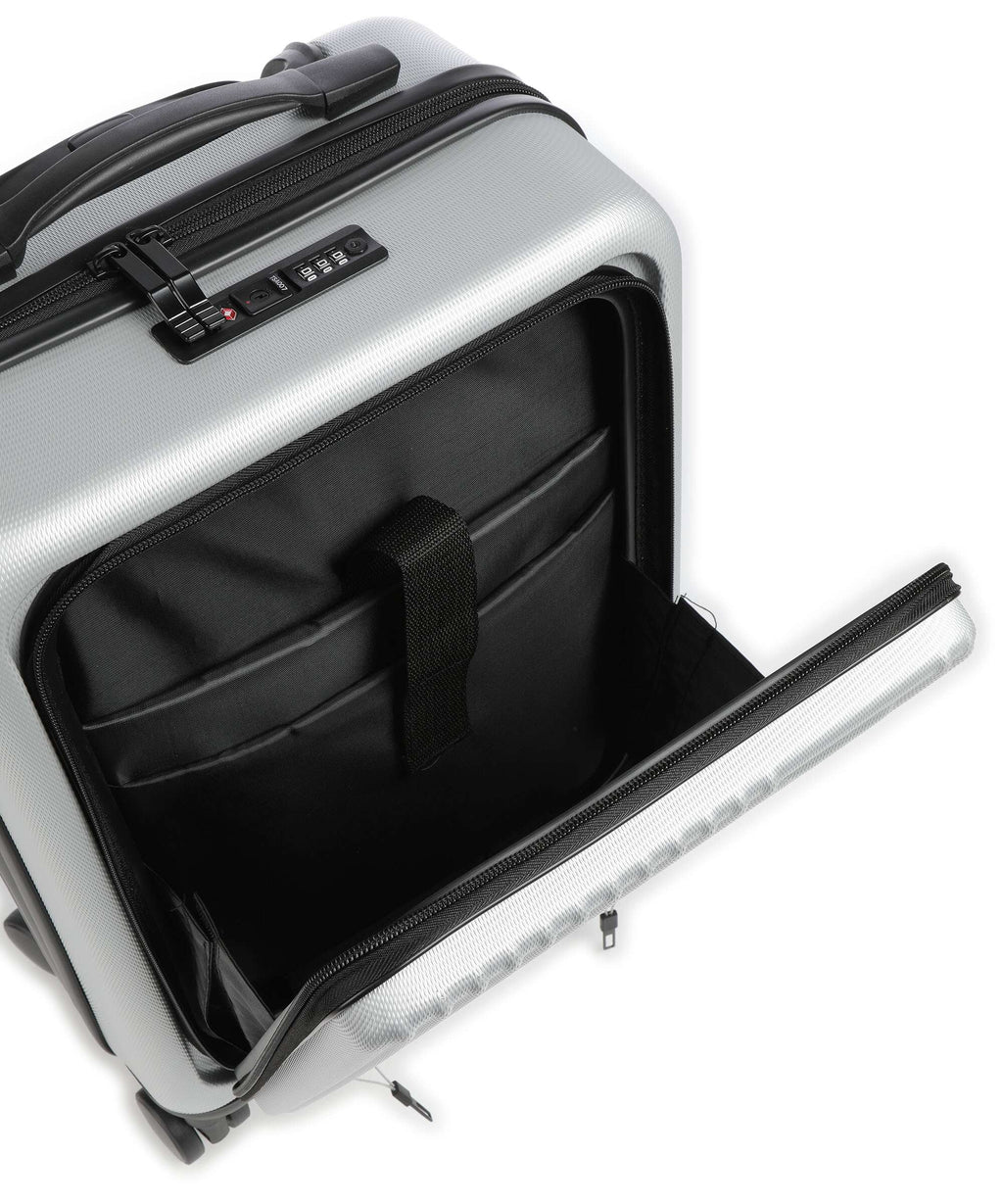 Valentino Bags Lexplor Spinner (4 wheels) silver