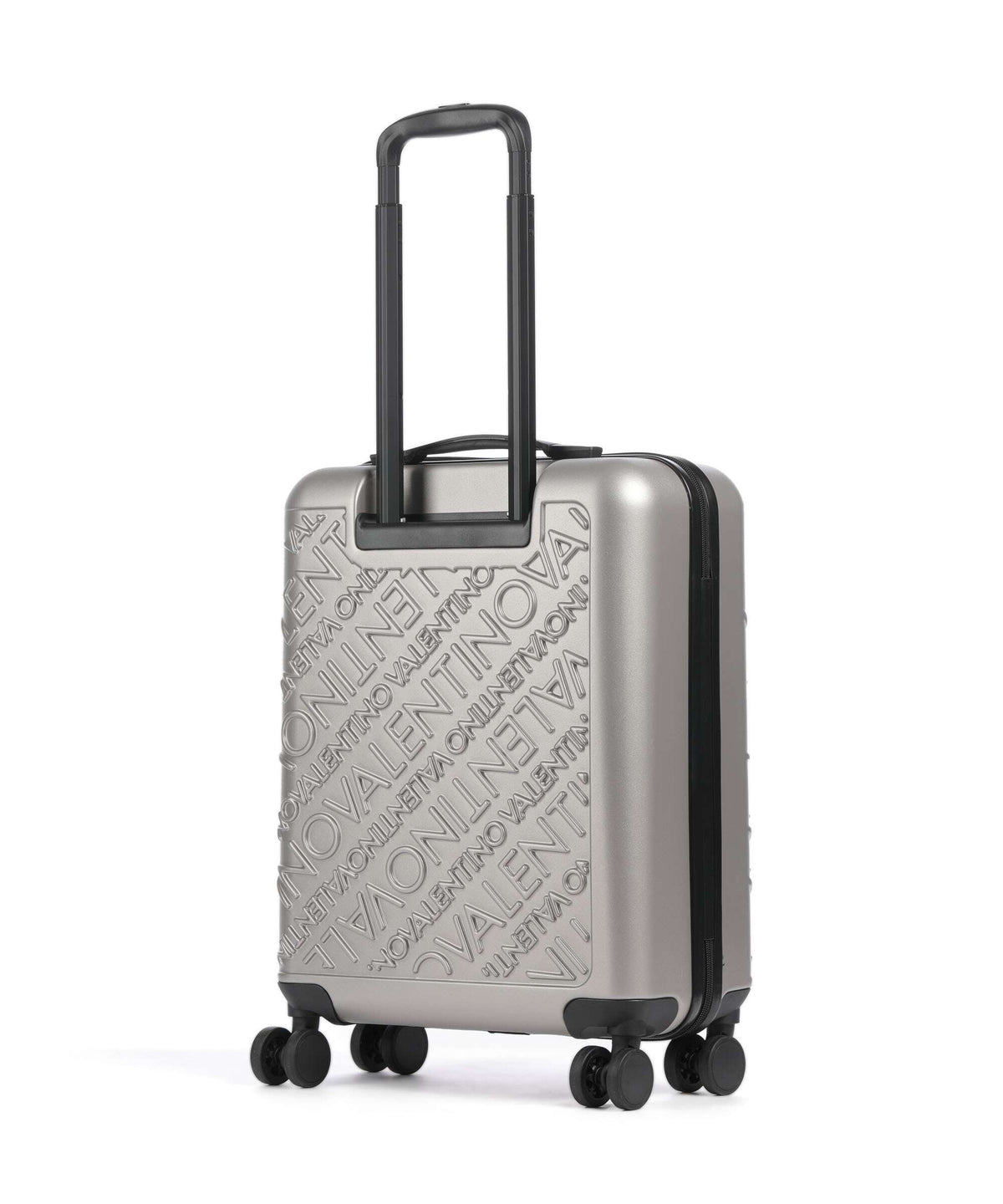 Valentino Bags Mars Spinner (4 wheels) silver