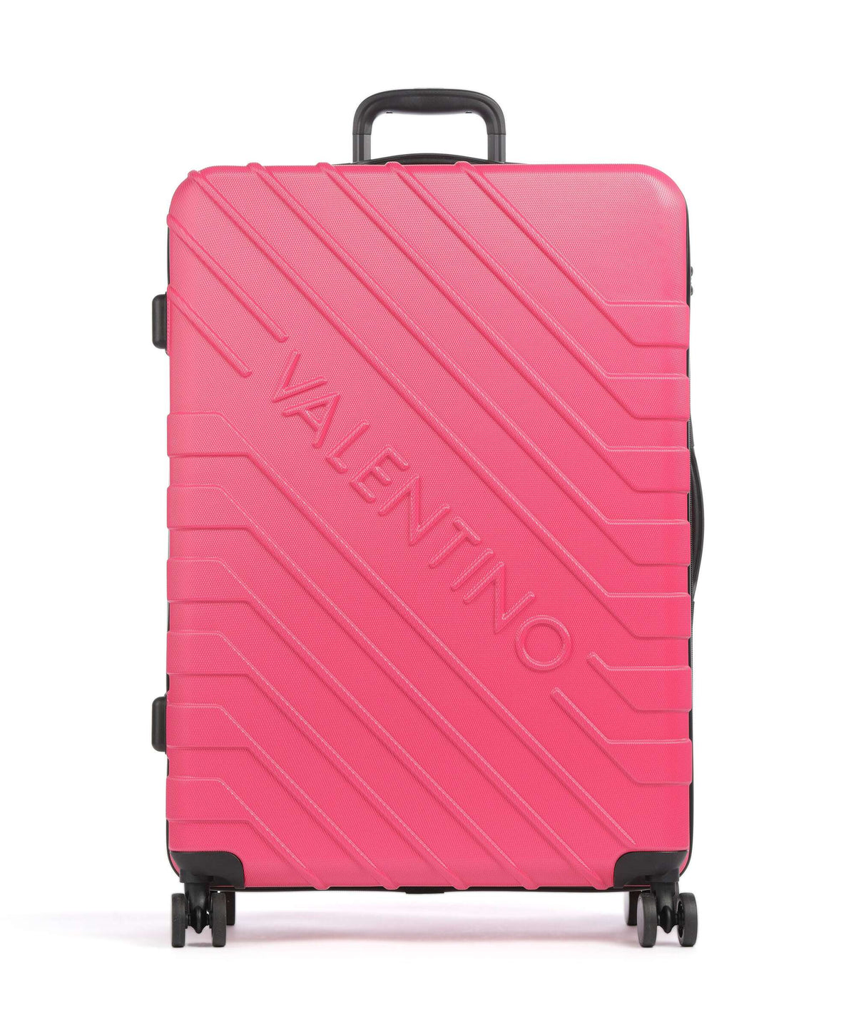 Valentino Bags Starlight Spinner (4 wheels) fuxia