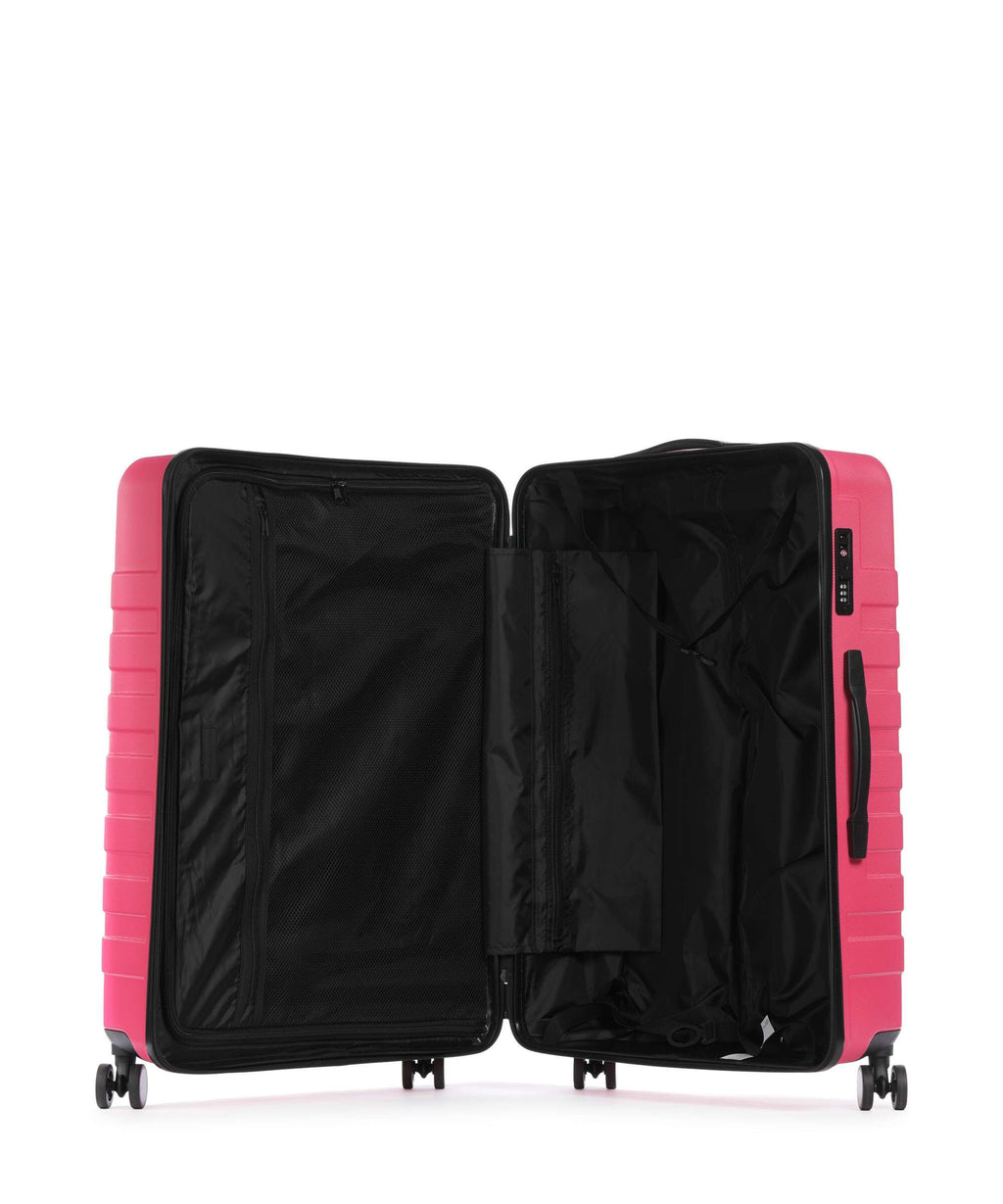 Valentino Bags Starlight Spinner (4 wheels) fuxia