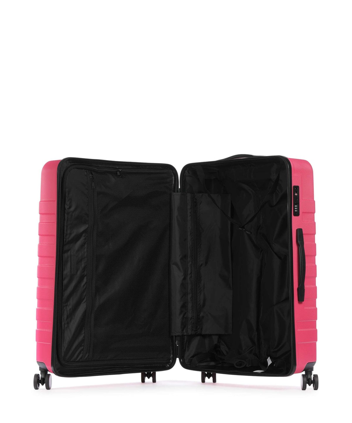 Valentino Bags Starlight Spinner (4 wheels) fuxia
