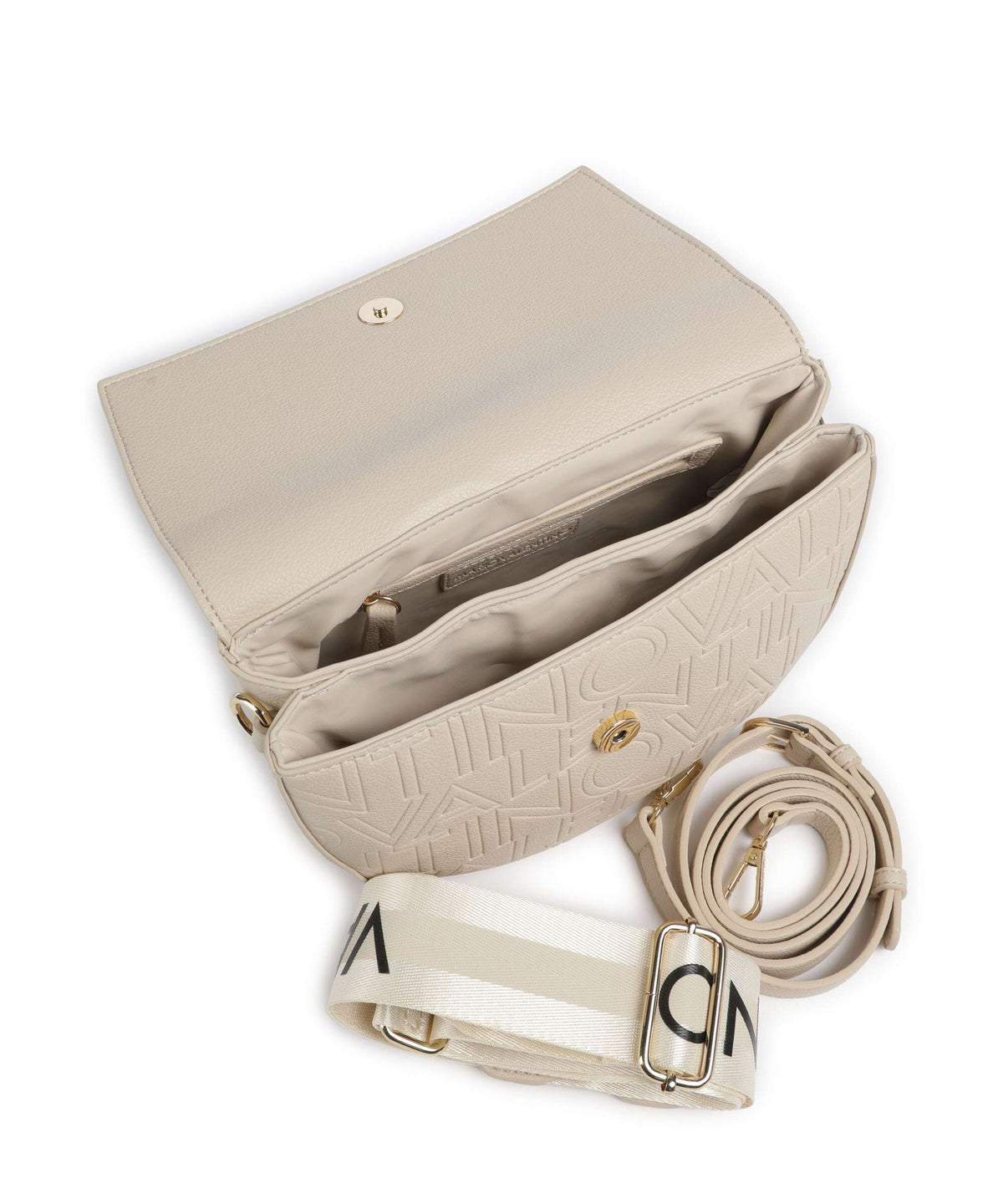 Valentino Bags Pansy Crossbody bag ecru