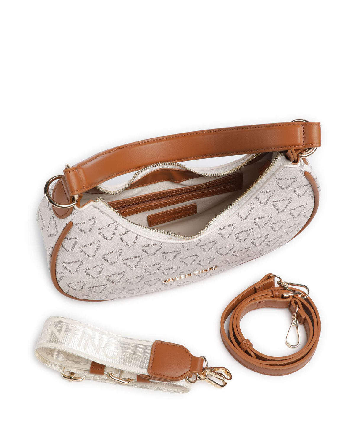 Valentino Bags Shelby Shoulder bag bianco/cuoio
