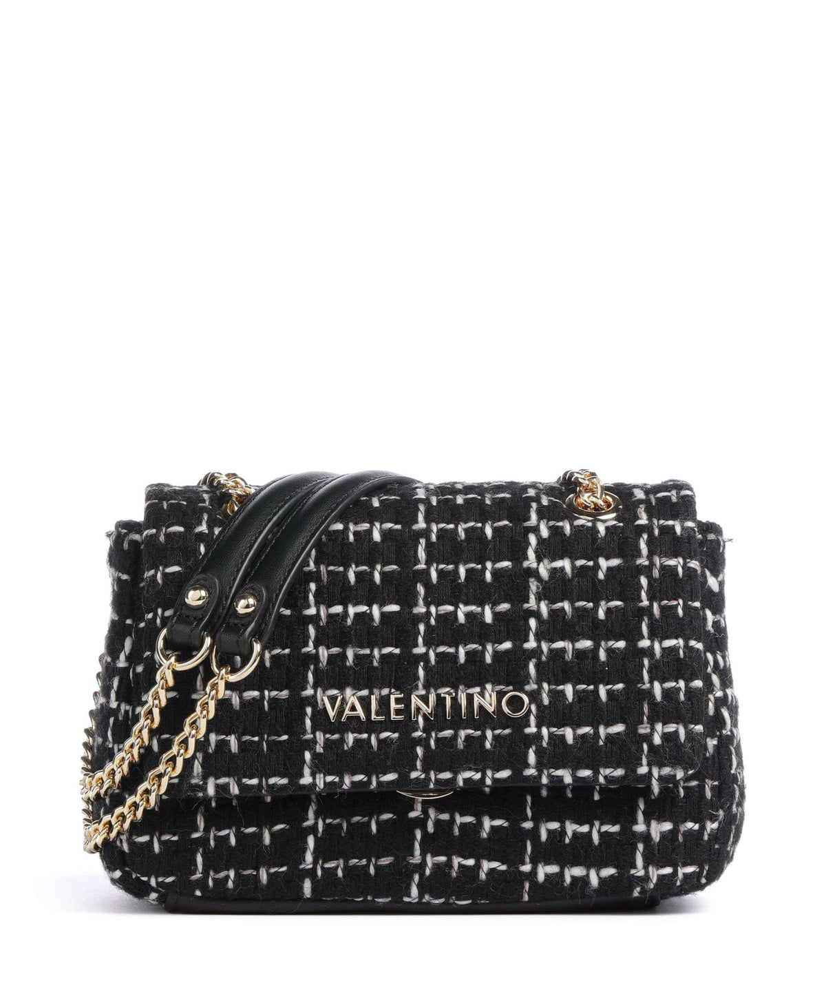 Valentino Bags Tweed Shoulder bag nero/multicolour