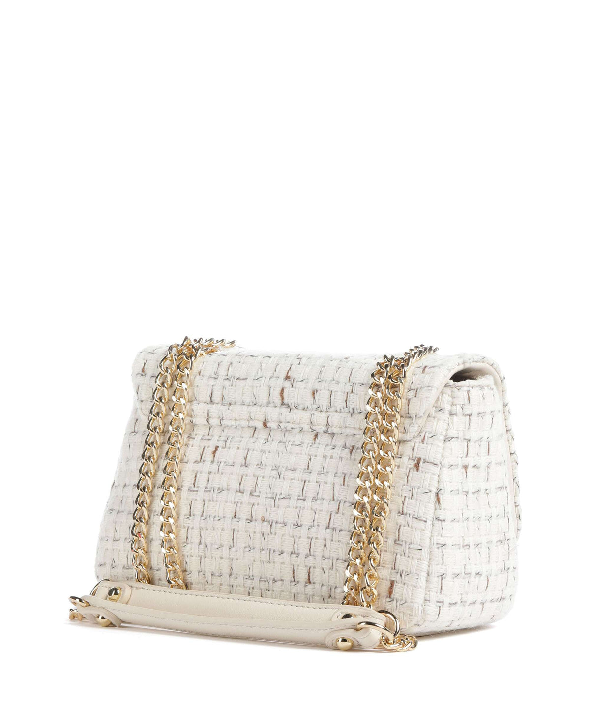 Valentino Bags Tweed Shoulder bag off white/multicolour
