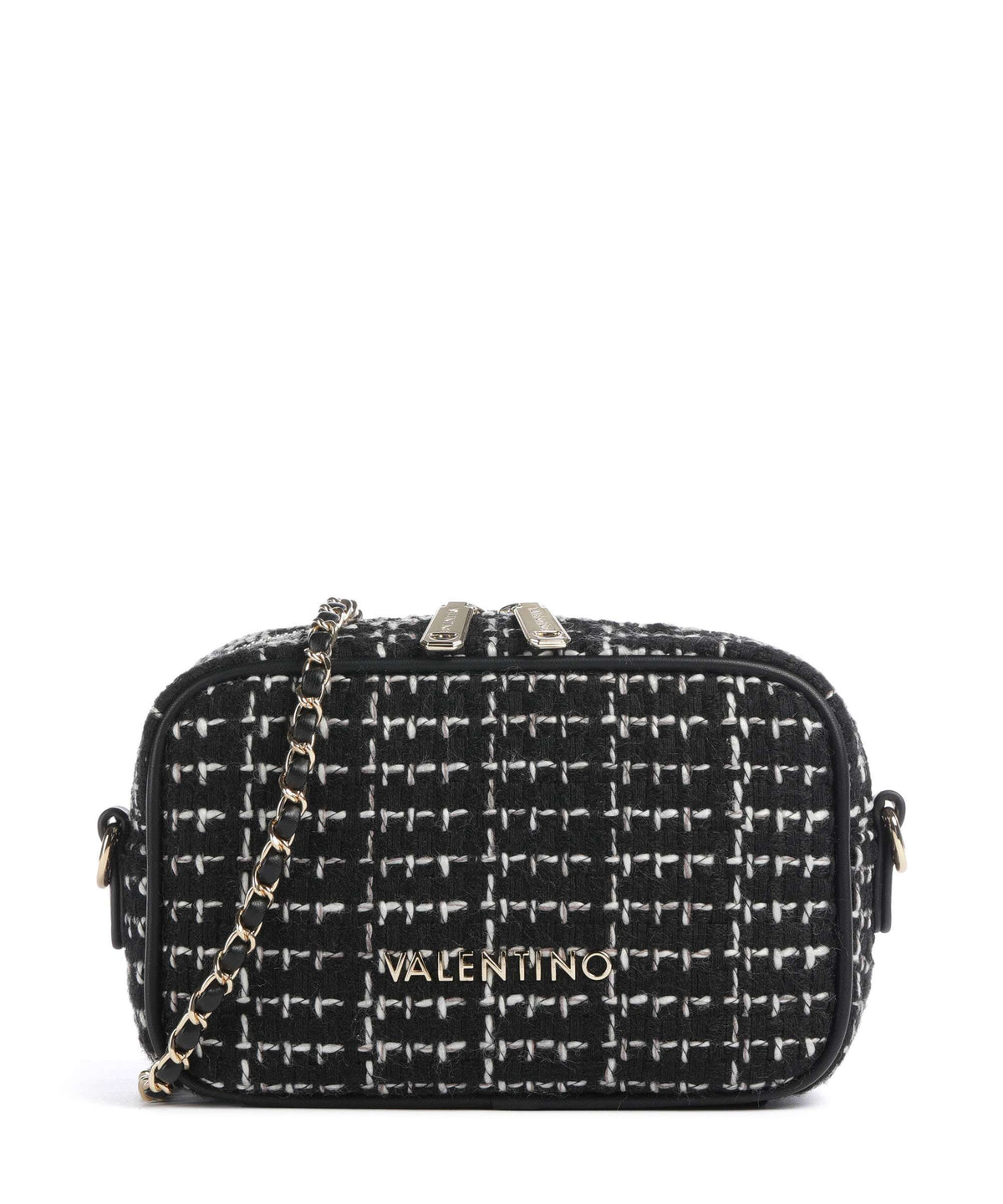 Valentino Bags Tweed Crossbody bag nero/multicolour