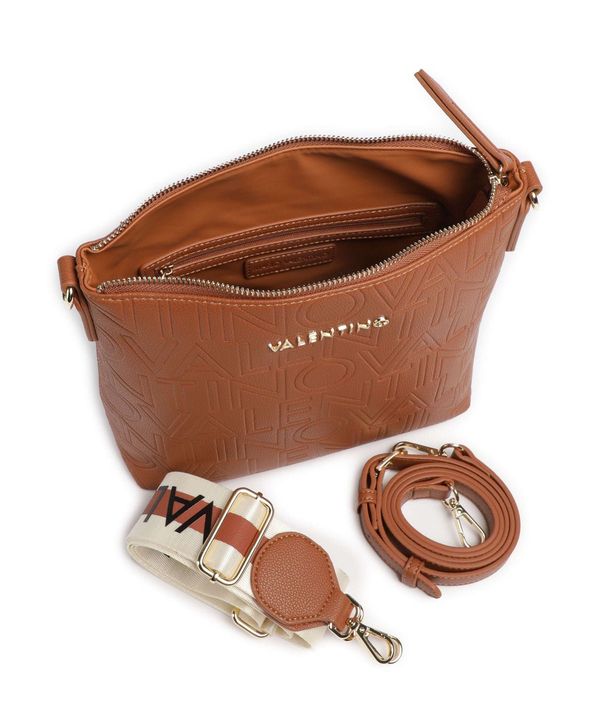 Valentino Bags Pansy Crossbody bag cuoio