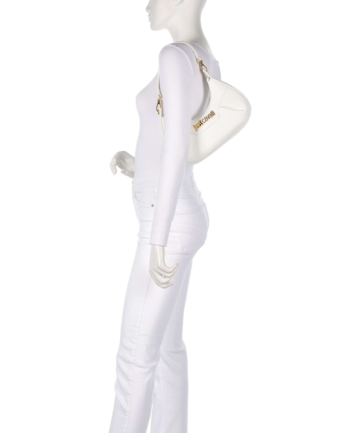 Just Cavalli Soft Basic Shoulder bag white