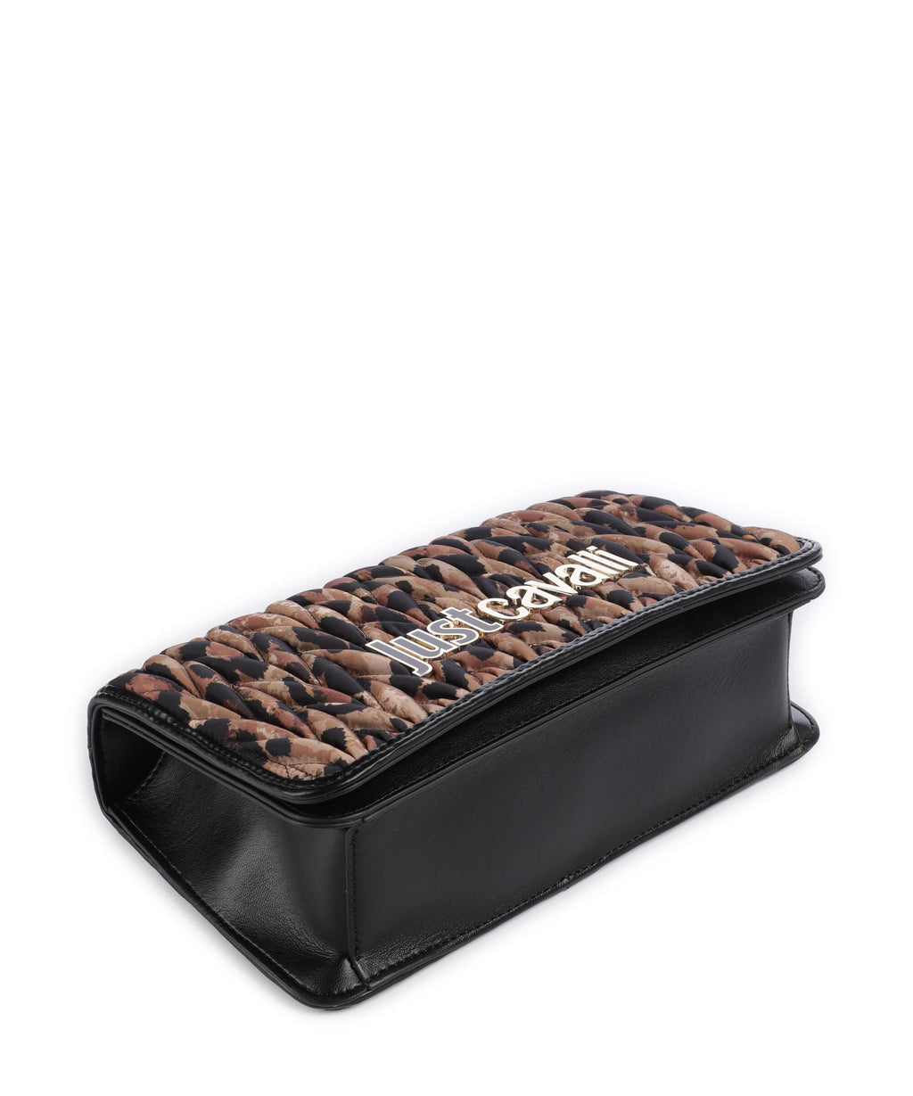 Just Cavalli Shoulder bag iconic leo print/black