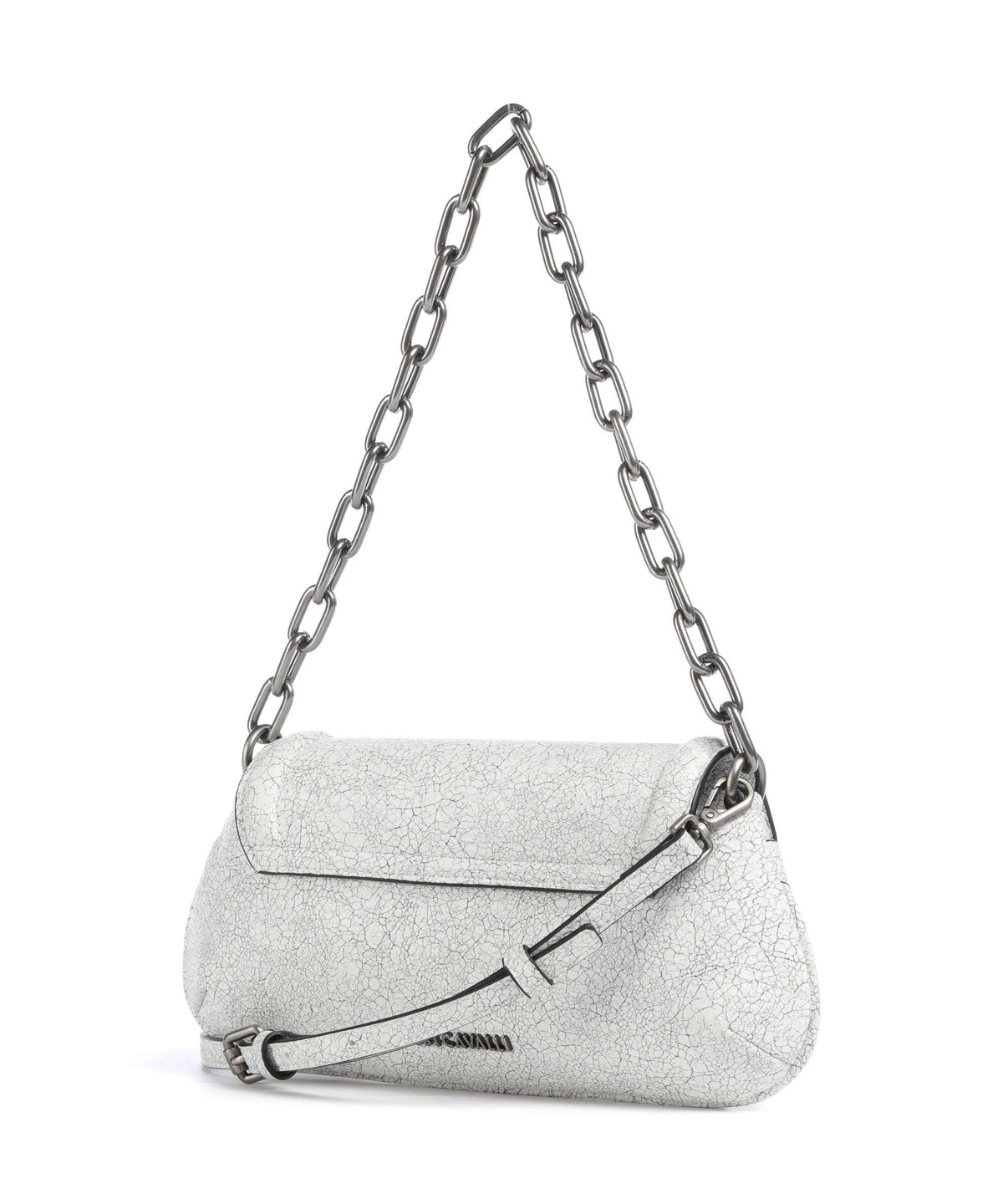 Just Cavalli Crossed Laces Shoulder bag white