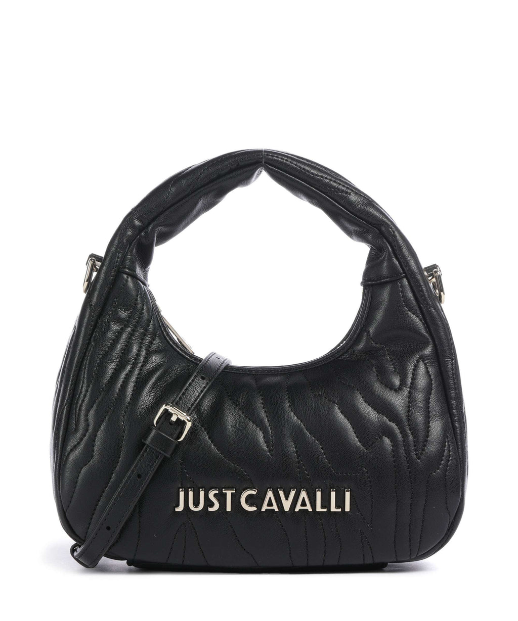 Just Cavalli Quilted Zebra Handbag black