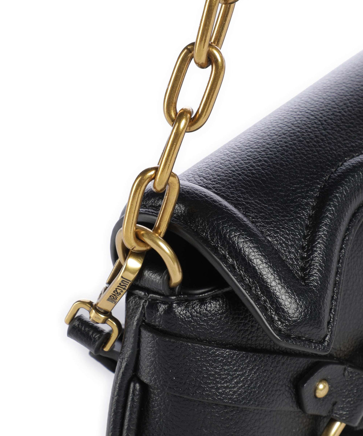 Just Cavalli Crossed Laces Shoulder bag black