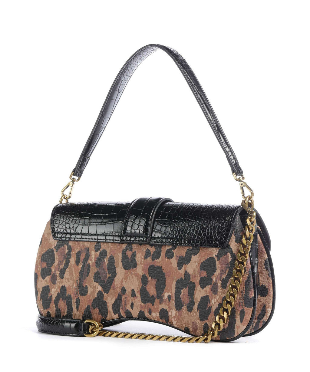 Just Cavalli Iconic Snakes Shoulder bag macula/black