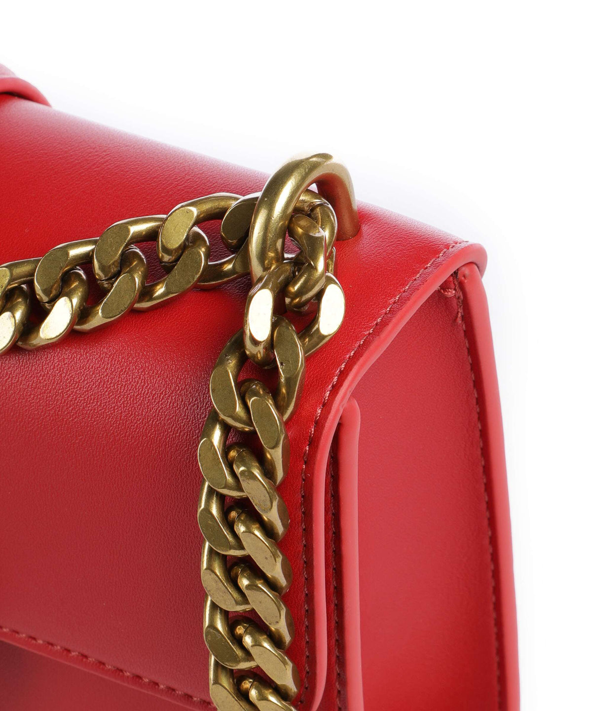 Just Cavalli Iconic Snakes Shoulder bag tango red