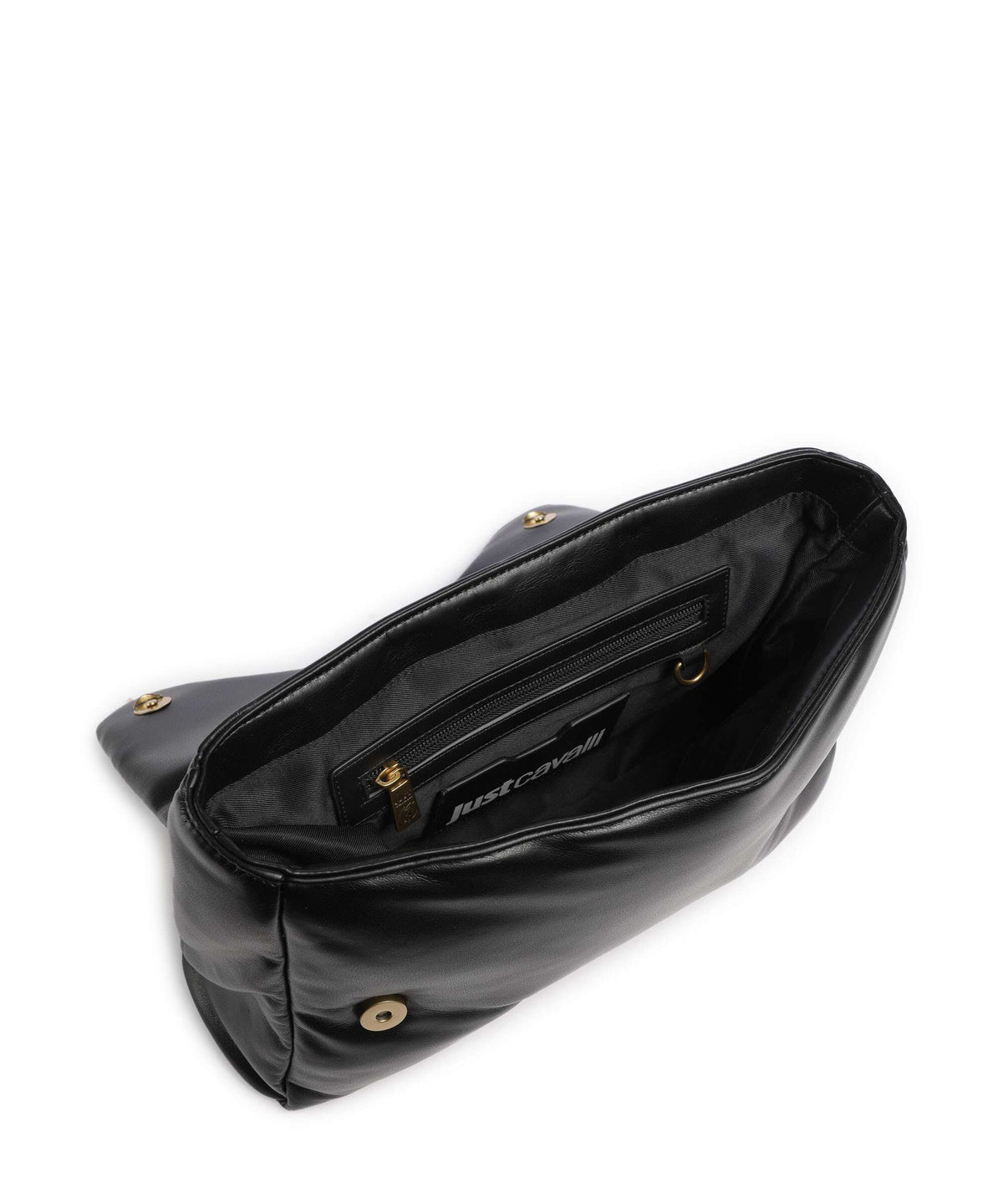 Just Cavalli Puffy Foulard Shoulder bag black
