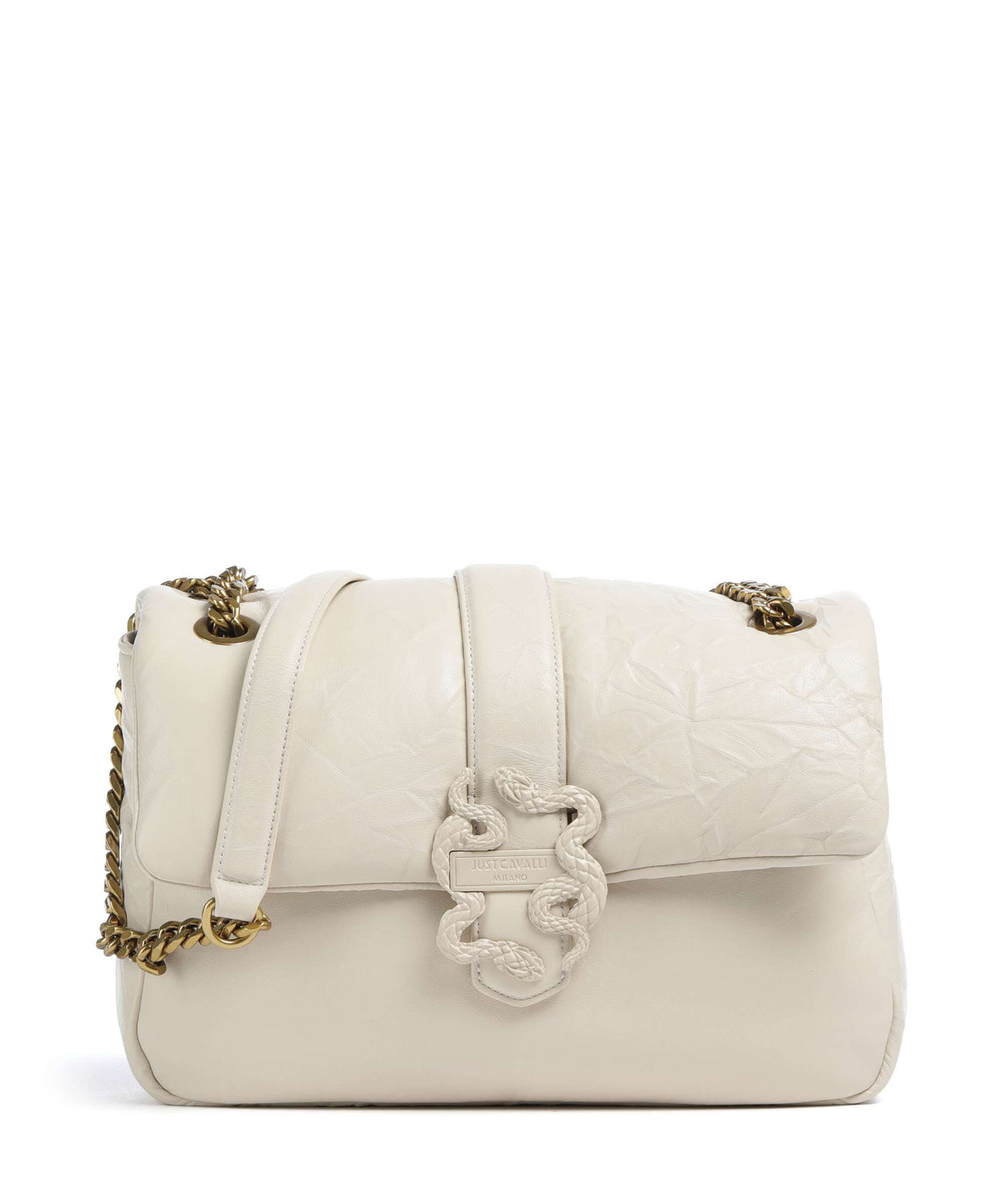 Just Cavalli Iconic Snakes Puffy Shoulder bag pristine