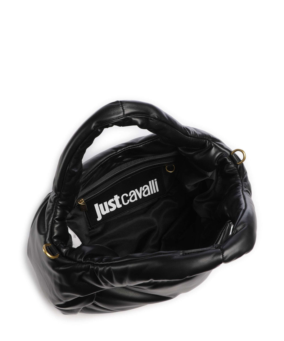 Just Cavalli Puffy Foulard Handbag black