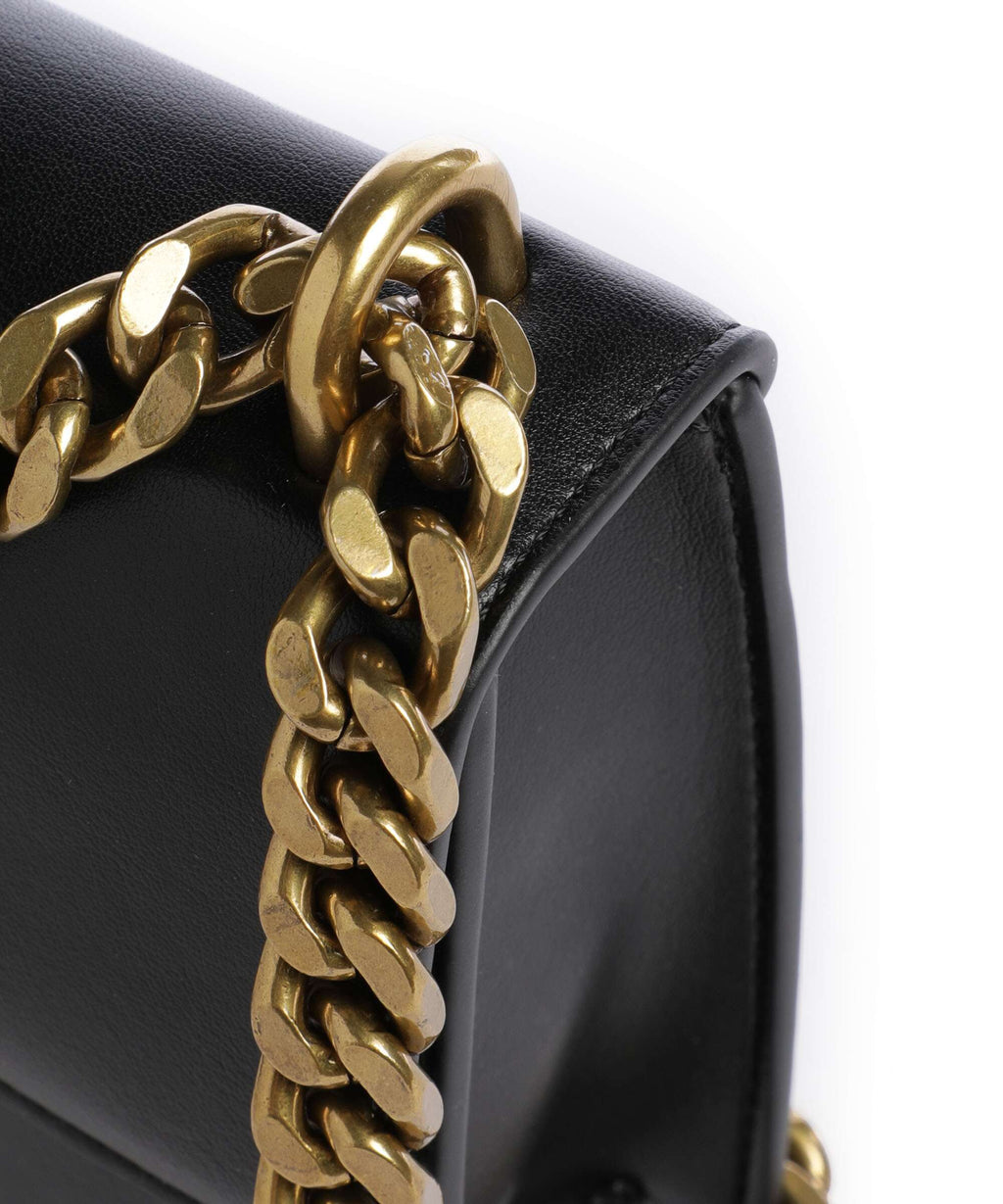 Just Cavalli Iconic Snakes Shoulder bag black
