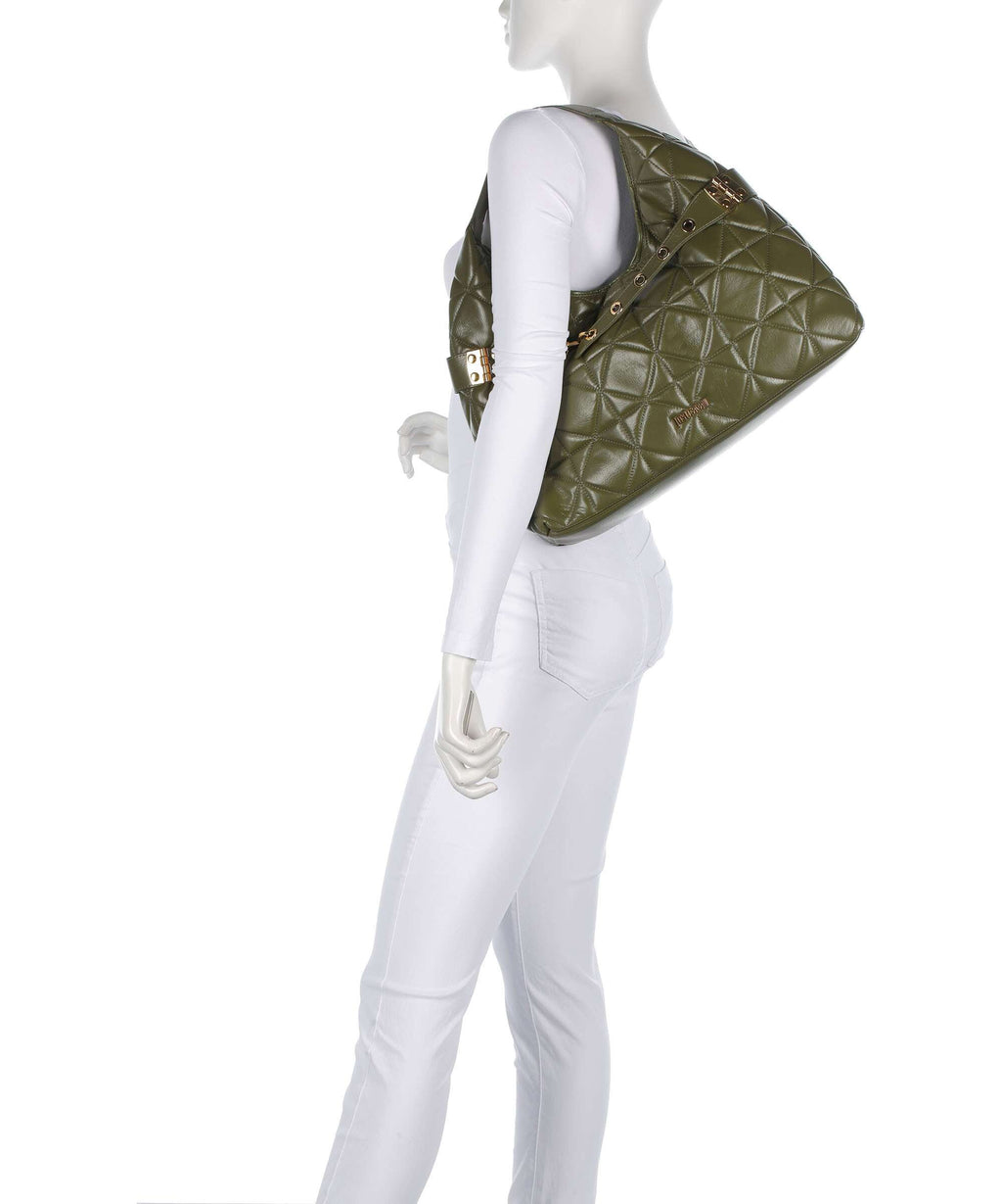 Just Cavalli Hobo bag military olive