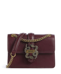 Just Cavalli Iconic Snakes Shoulder bag cordovan